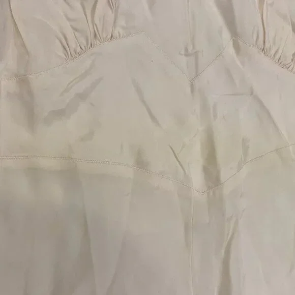 NOS Vintage Seamprufe Full Slip Womens Tall 34 Pink Lace Lingerie Midi READ - Picture 12 of 12